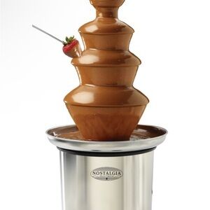 Nostalgia 2 lb. 3-Tier Chocolate Fondue Fountain